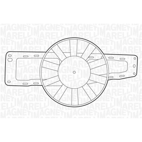 Ventilátor chladenia motora MAGNETI MARELLI 069422217010