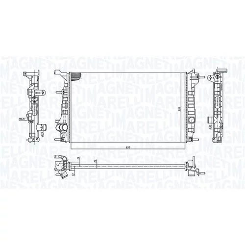 Chladič motora MAGNETI MARELLI 350213199200