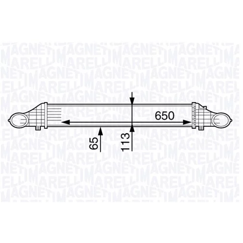 Chladič plniaceho vzduchu MAGNETI MARELLI 351319202140