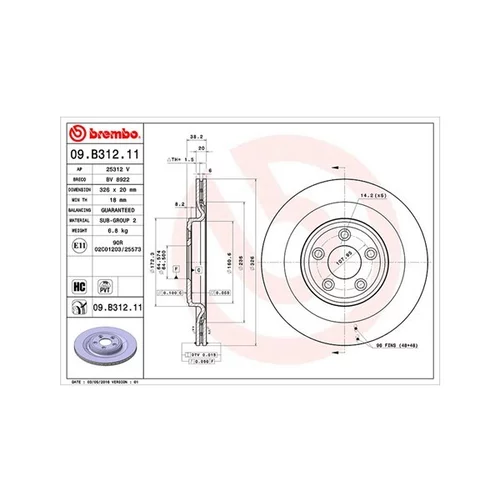 Brzdový kotúč MAGNETI MARELLI 360406111601