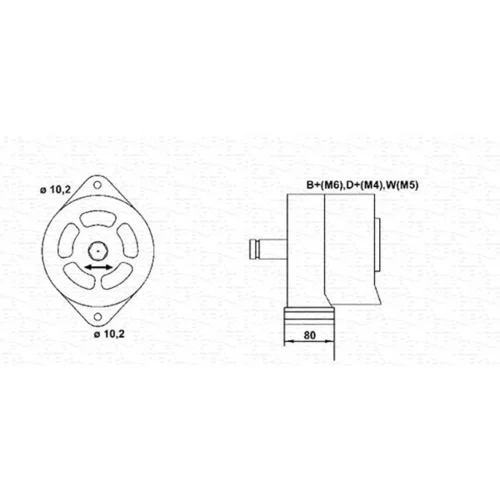 Alternátor MAGNETI MARELLI 943356231010