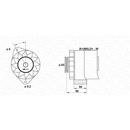 Alternátor MAGNETI MARELLI 943356408010