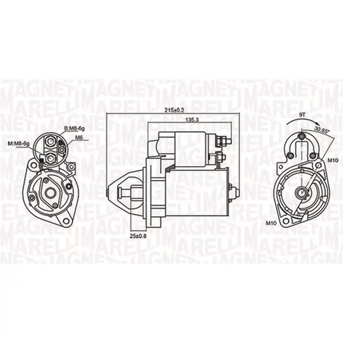 Štartér MAGNETI MARELLI 063721075010