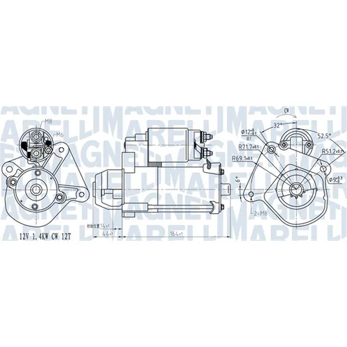 Štartér MAGNETI MARELLI 063721275010