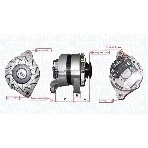 Alternátor MAGNETI MARELLI 063730822010 - obr. 1