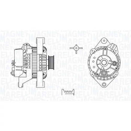 Alternátor MAGNETI MARELLI 063731581010