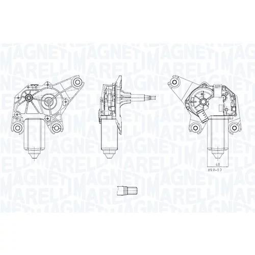 Motor stieračov MAGNETI MARELLI 064071600010