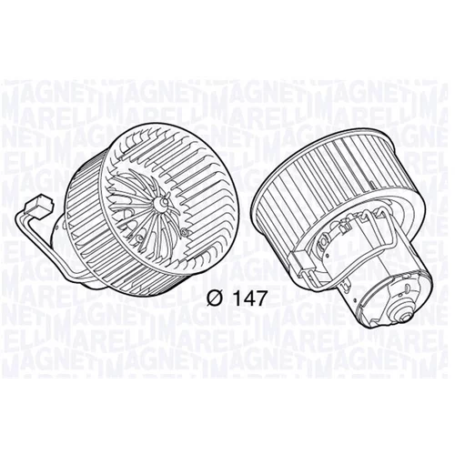 Vnútorný ventilátor MAGNETI MARELLI 069412702010