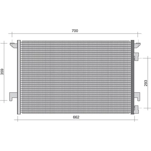 Kondenzátor klimatizácie MAGNETI MARELLI 350203491000