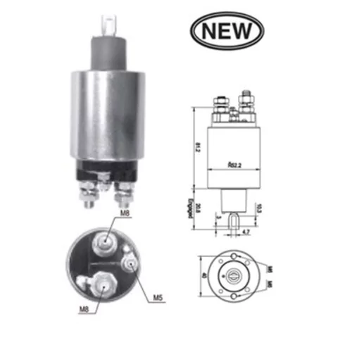 Elektromagnetický spínač pre štartér MAGNETI MARELLI 940113050539