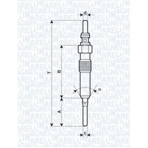 Žeraviaca sviečka MAGNETI MARELLI 062900087304