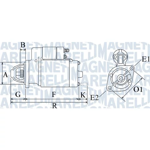 Štartér MAGNETI MARELLI 063720349010