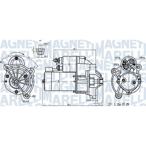 Štartér MAGNETI MARELLI 063720581010