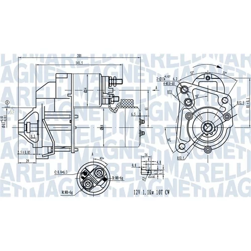 Štartér MAGNETI MARELLI 063720681010