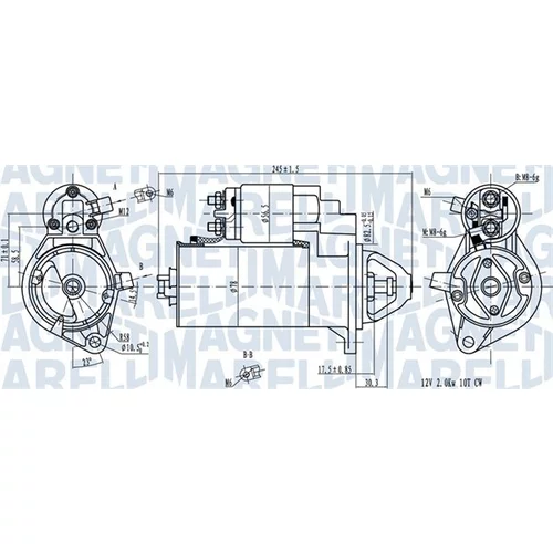 Štartér MAGNETI MARELLI 063720976010