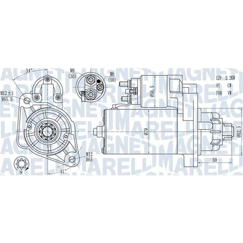 Štartér MAGNETI MARELLI 063721378010