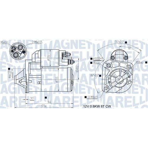 Štartér MAGNETI MARELLI 063721442010