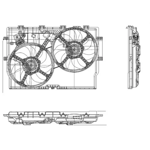 Ventilátor chladenia motora MAGNETI MARELLI 069422578010