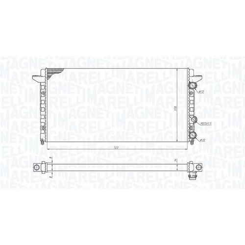 Chladič motora 350213189200 (MAGNETI MARELLI)