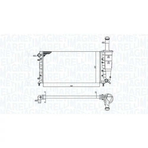 Chladič motora MAGNETI MARELLI 350213196000