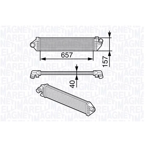 Chladič plniaceho vzduchu MAGNETI MARELLI 351319202050