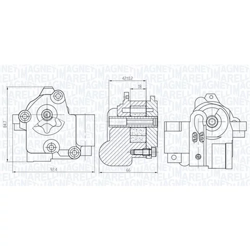 Olejové čerpadlo 351516000013 (MAGNETI MARELLI) - obr. 1