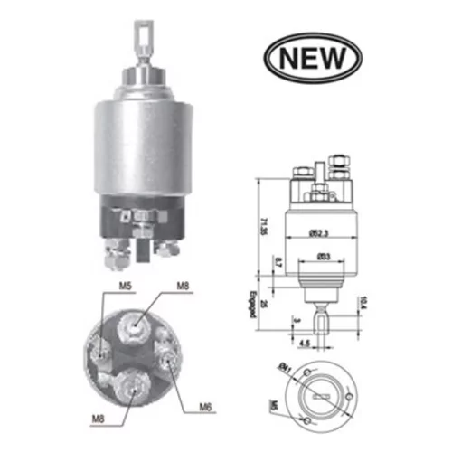 Elektromagnetický spínač pre štartér MAGNETI MARELLI 940113050555