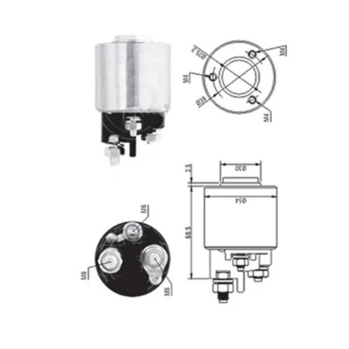 Elektromagnetický spínač pre štartér MAGNETI MARELLI 940113050572