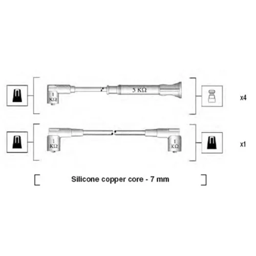 Sada zapaľovacích káblov MAGNETI MARELLI 941075070549