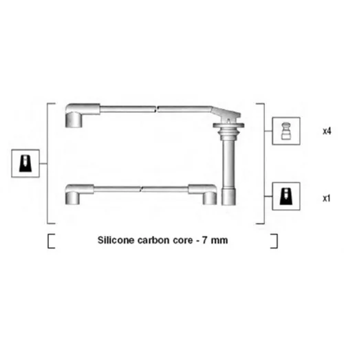 Sada zapaľovacích káblov MAGNETI MARELLI 941295030852