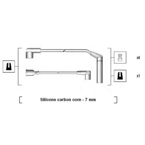 Sada zapaľovacích káblov MAGNETI MARELLI 941295070879