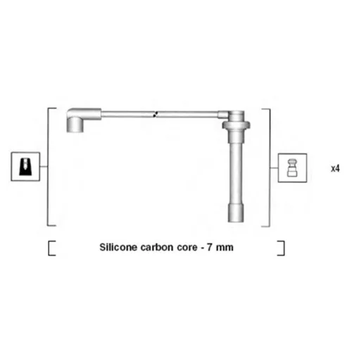 Sada zapaľovacích káblov MAGNETI MARELLI 941315060893