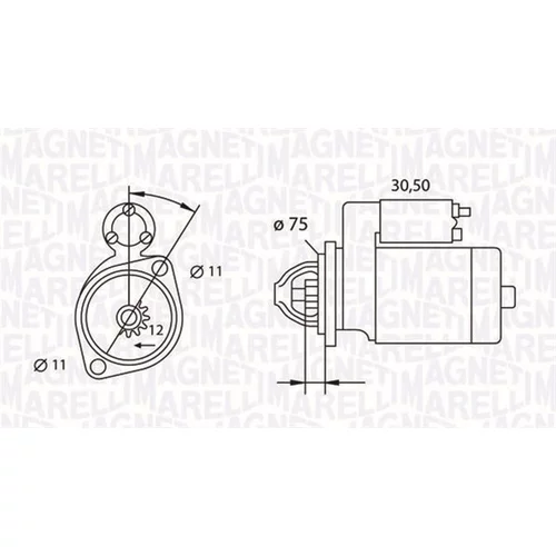 Štartér MAGNETI MARELLI 063523627010