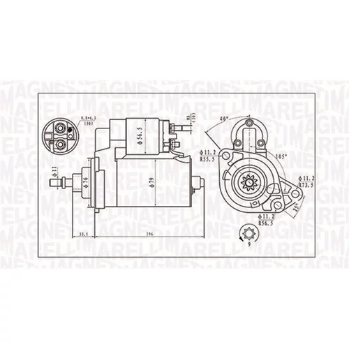 Štartér MAGNETI MARELLI 063720295010