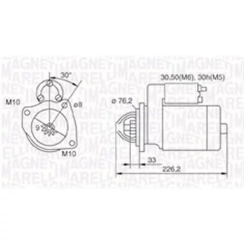 Štartér MAGNETI MARELLI 063721067010