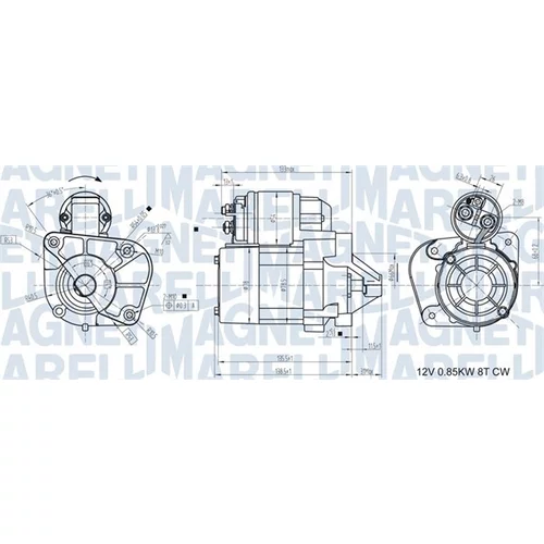 Štartér MAGNETI MARELLI 063721174010