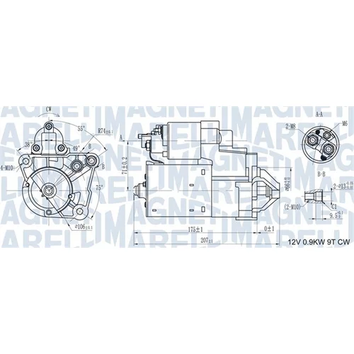 Štartér MAGNETI MARELLI 063721179010