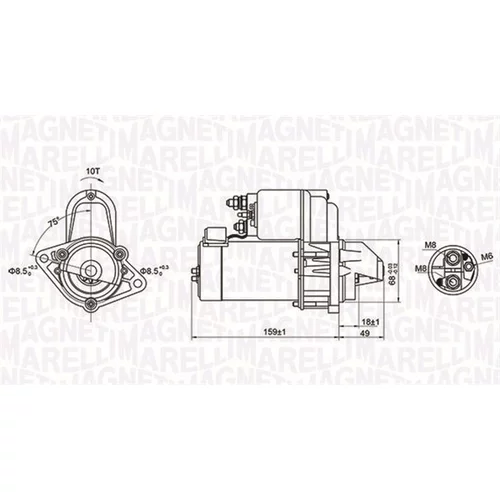 Štartér 063721257010 (MAGNETI MARELLI)