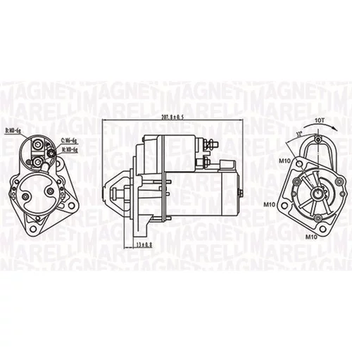 Štartér MAGNETI MARELLI 063721289010