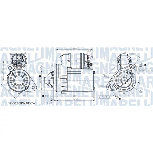 Štartér MAGNETI MARELLI 063721307010