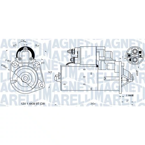 Štartér MAGNETI MARELLI 063721398010