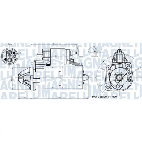 Štartér MAGNETI MARELLI 063721408010