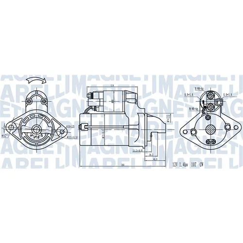 Štartér MAGNETI MARELLI 063721441910