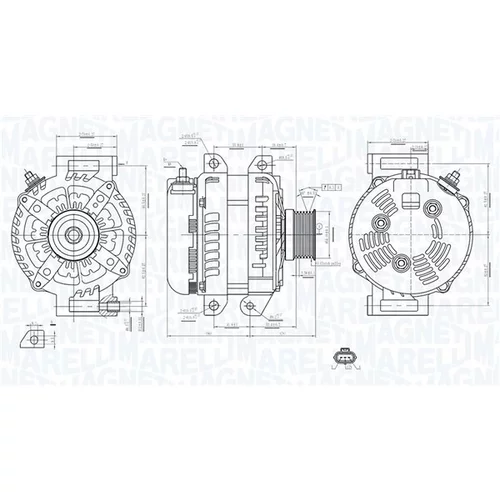 Alternátor MAGNETI MARELLI 063735749010