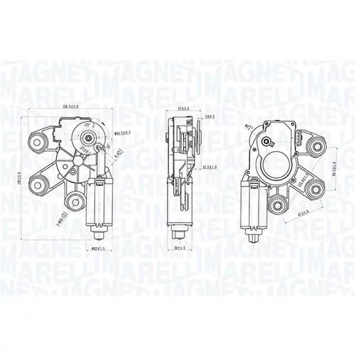 Motor stieračov MAGNETI MARELLI 064074900010