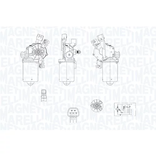 Motor stieračov MAGNETI MARELLI 064378800010