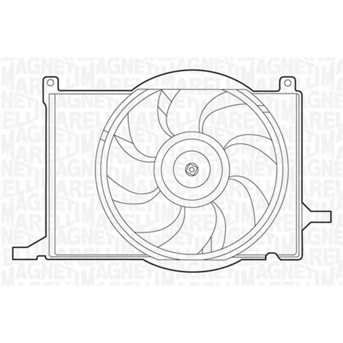 Ventilátor chladenia motora MAGNETI MARELLI 069422209010