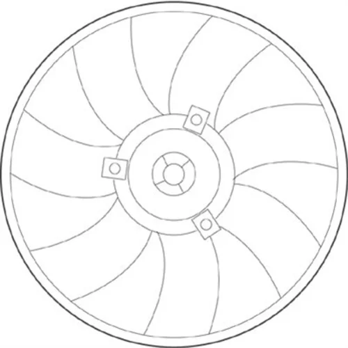 Ventilátor chladenia motora MAGNETI MARELLI 069422228010