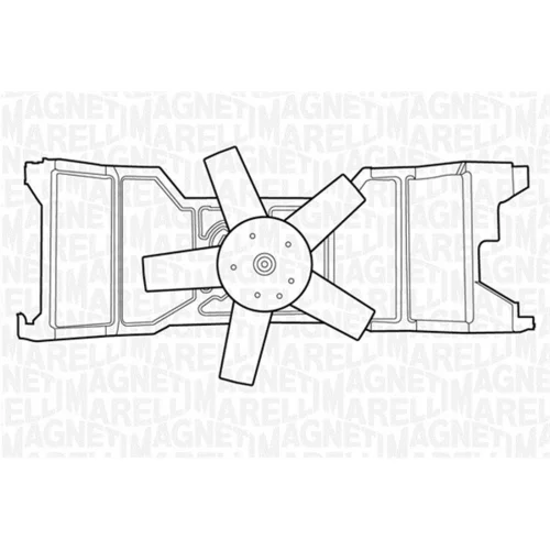 Ventilátor chladenia motora MAGNETI MARELLI 069422309010