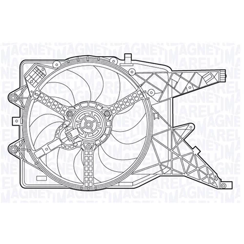 Ventilátor chladenia motora MAGNETI MARELLI 069422491010